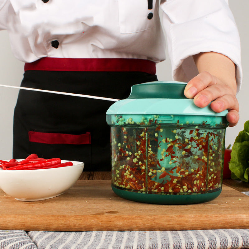 Multifunction Plastic Vegetable Chopper Garlic Cutter