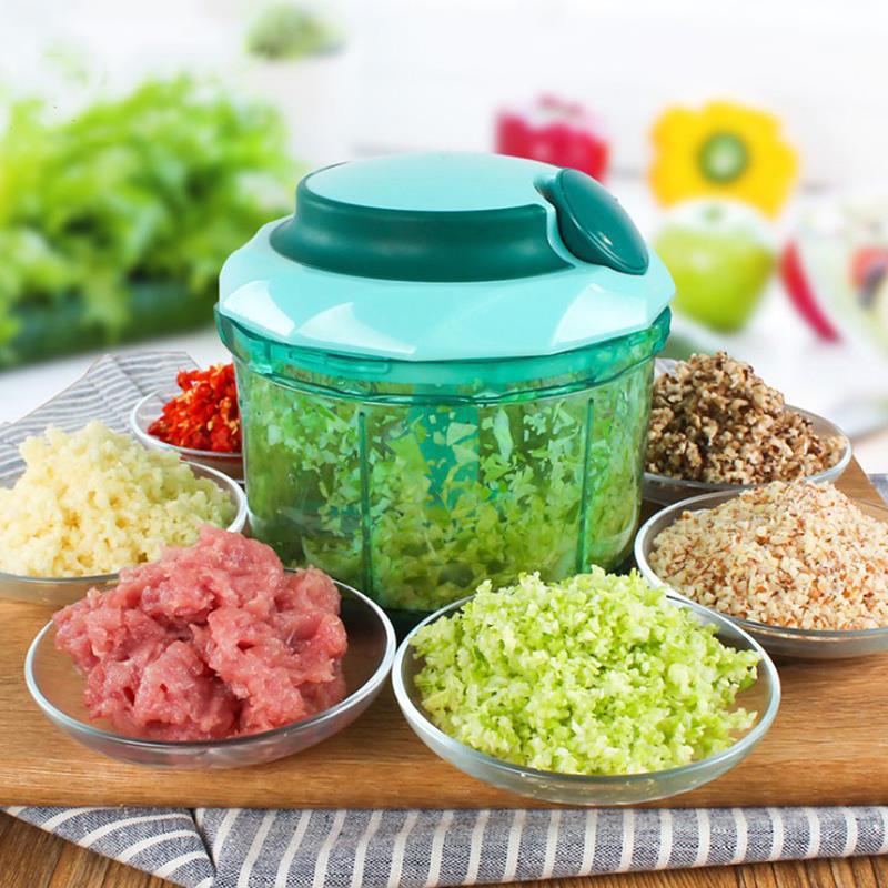 Multifunction Plastic Vegetable Chopper Garlic Cutter