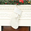 Christmas decorations knitted wool thick white socks hotel home Christmas socks