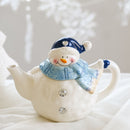Christmas Ceramic Ornaments and Snowman Tableware
