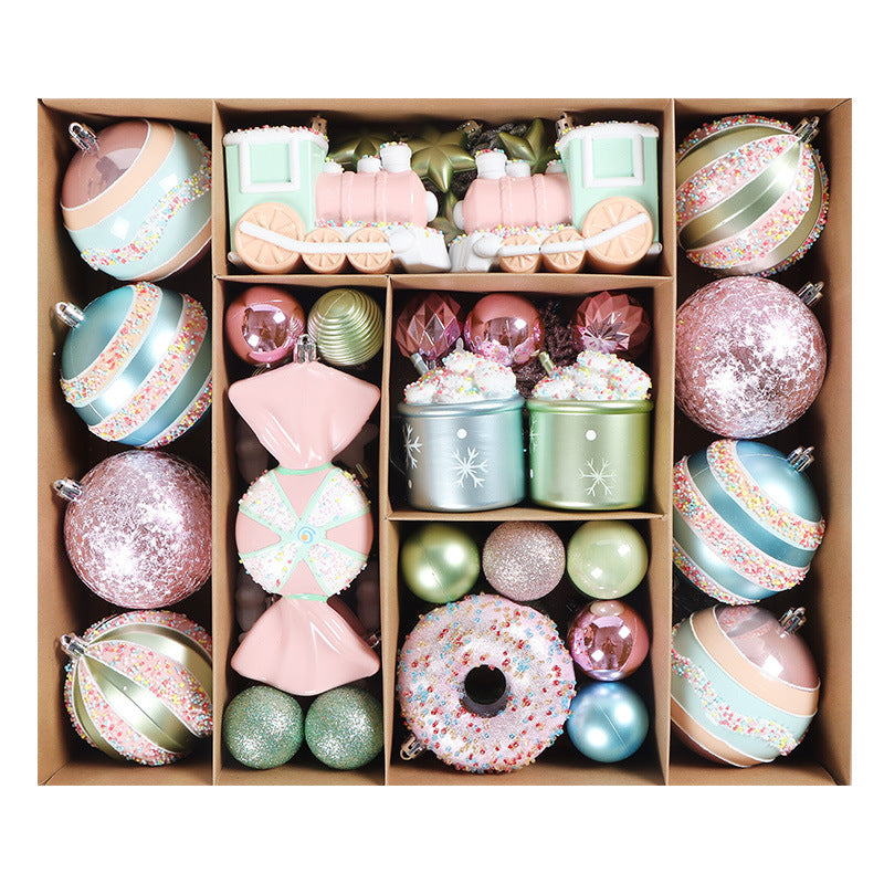 Christmas Kraft Paper Tree Decorative Ornaments