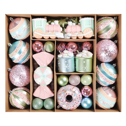 Christmas Kraft Paper Tree Decorative Ornaments
