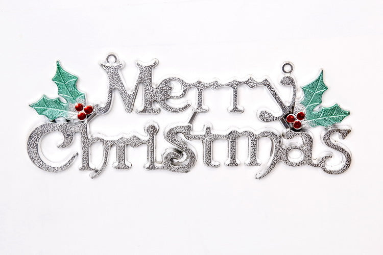 Christmas decorations three-dimensional Christmas letter door listing