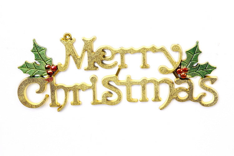 Christmas decorations three-dimensional Christmas letter door listing