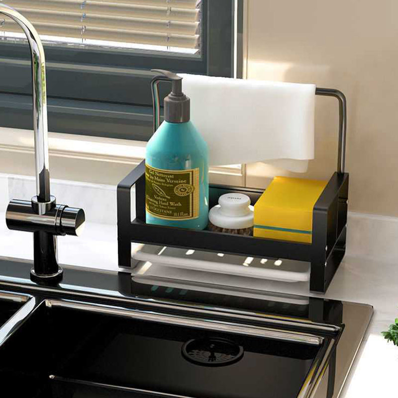 Kitchen Supplies Countertop Cleaning Cloth Drain Rack