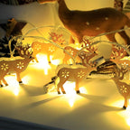 2023 Christmas LED Light String Santa Claus Elk Snowman Xmas Ornament String Light Christmas Decorations 2023 New Year Navidad Gift - Axooms