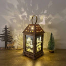 Christmas decoration led wind lantern pattern can be customized creative ornaments portable lantern holiday lights