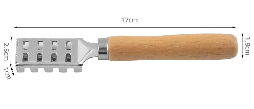 Household Wooden Handle Fish Scale Scraper