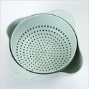 Kitchen Laundry Organizer Thickening Home Kitchen Plastic Rice Friut Bowl Washing Rice Sieve Basin Washing Basket