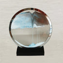 Round Quicksand Painting Decorations Ornaments Glass Crafts