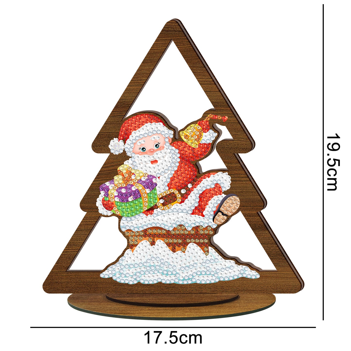 Cartoon DIY Creative Christmas Diamond Painting Ornaments