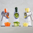 3 In 1 Vegetable Slicer Manual Kitchen Accessories Grater For Vegetable Cutter Round Chopper Mandolin Shredder Potato Home Kitchen Supplies Kitchen Gadgets - Axooms