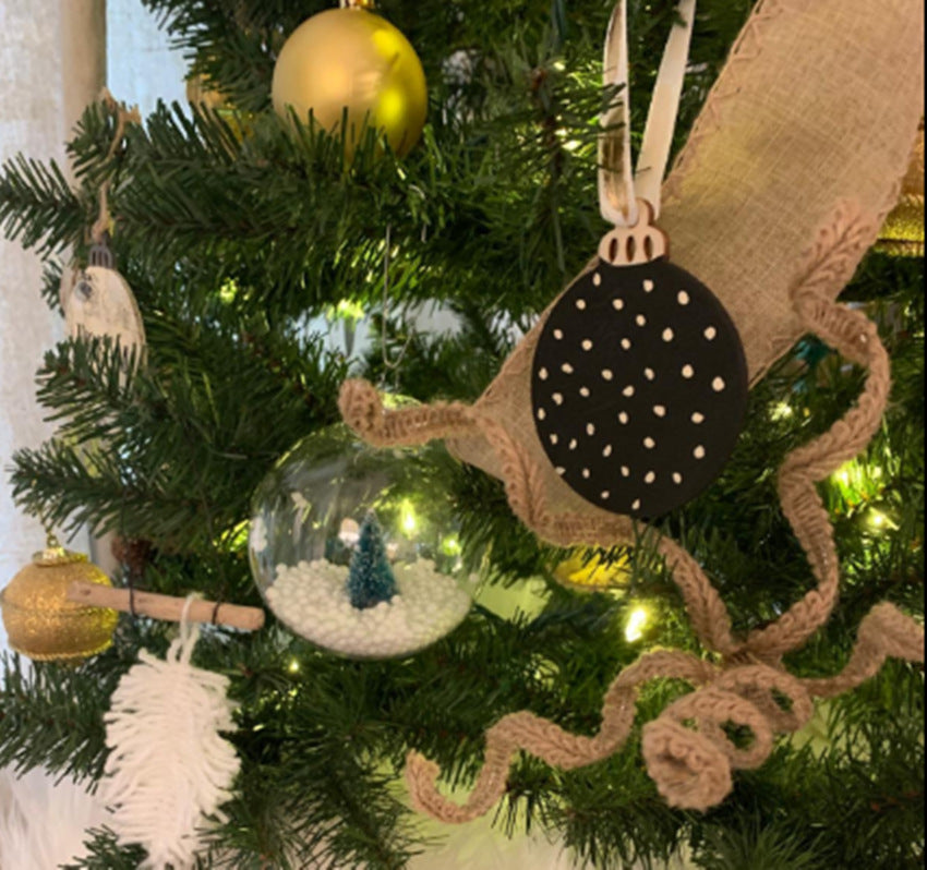 Wood Piece DIY Wooden Christmas Ornaments