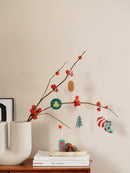 Hot Sale Acrylic Christmas Color Ornaments Pendant