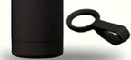 Axooms Stainless Steel Water Bottle - Double Wall Insulated Water Bottle, Fitness Sport Water Bottle, Leak Proof with Carry Rubber Handle, Thermo Flask For Hot & Cold, Matte Finishing - Black, 500 ML