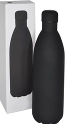 Axooms 500ml Sport Water Bottle, Vacuum Thermo Insulated Stainless Steel, Leak-Proof Double Wall Custom Hot Cola Shape Fitness Sport Water Bottle, Matte Finishing, Keeps Drinks Hot & Cold – Black