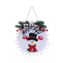 Old Snowman Reindeer Christmas Tree Ornaments