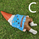 Christmas Spoof Santa Claus Resin Ornaments