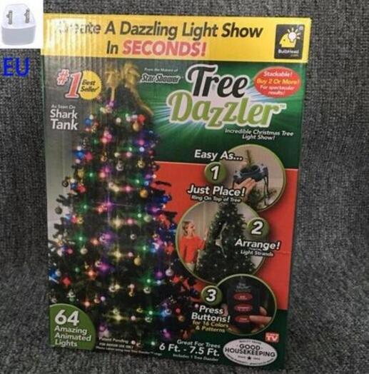 64 Light Dazzler Shower Tree Light Show Of Christmas Tree - Axooms
