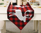 Christmas decorations knitting cloth table flag