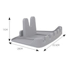 Multi Functional Tableware Kitchen Silica Gel Storage Rack
