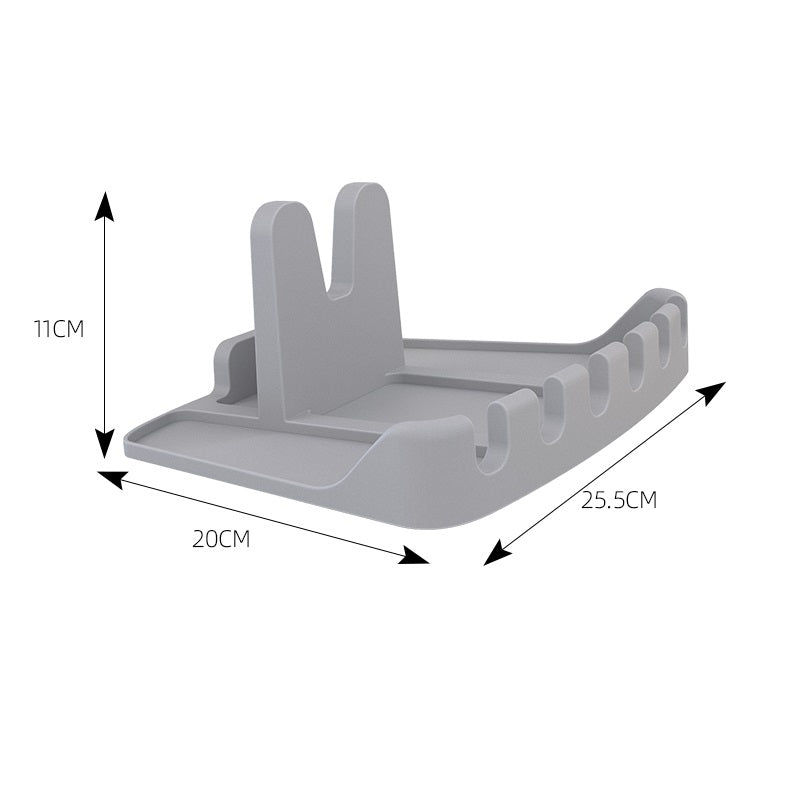 Multi Functional Tableware Kitchen Silica Gel Storage Rack