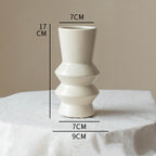 Living Room Dry Flower Arrangement Tabletop Decoration Ceramic Vase Decorations