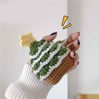Compatible with Apple, Knitted Christmas Tree Bluetooth Headset Case