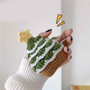 Compatible with Apple, Knitted Christmas Tree Bluetooth Headset Case