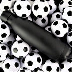 Axooms 500ml Sport Water Bottle, Vacuum Thermo Insulated Stainless Steel, Leak-Proof Double Wall Custom Hot Cola Shape Fitness Sport Water Bottle, Matte Finishing, Keeps Drinks Hot & Cold – Black