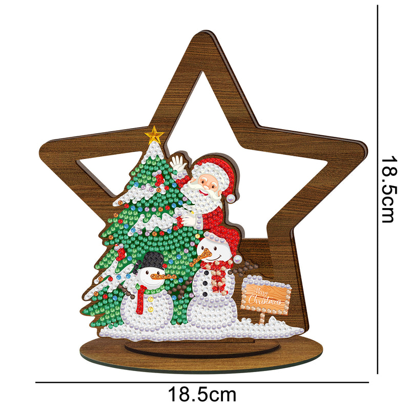 Cartoon DIY Creative Christmas Diamond Painting Ornaments