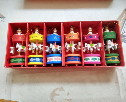 Christmas Celebration Decoration Car Ornaments Wooden