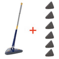 New Iengthened Triangular Mop 360-Degree Telescopic Rotatable Adjustable Floor Cleaning Mop Absorbent Wet And Dry Dual-use Clean