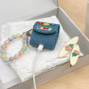 Wireless Bluetooth Earphone Cover Denim