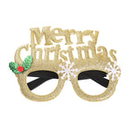 New Christmas Cartoon Headband Adult Children Gift Santa Claus Snowman Antlers Glasses Christmas Decoration Glasses