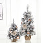 Mini Christmas Tree Christmas Decoration Silver Wind Home Decoration