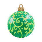 Christmas Decoration Balloon 60cm Outdoor Fun Festival Atmosphere Printing Pvc Inflatable Toy Ball