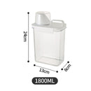 Multi-Grain Jar Moisture-proof Insect-proof Sealed Jar Scale Rice Bucket Household Grain Storage Jar Kitchen Transparent Storage Jar