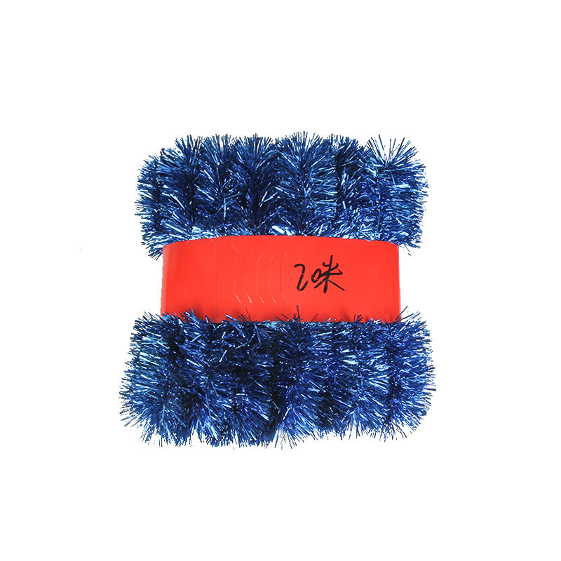 Christmas decoration tops garland holiday decoration party Christmas supplies color strips 5M10M15M20M