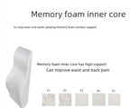 Amazon Hot Sale Memory Foam Car Waist Ergonomic Backrest Cushion For Office Chair Car Wheelchair