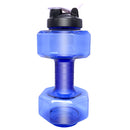 Large-capacity 2.5L Fitness Dumbbell Cup Creative Sports Kettle Men&