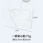 Window Suction Cup Chandelier Creative Christmas Decoration Light String Scene Layout Lantern