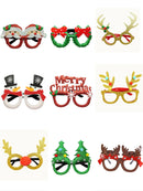 New Christmas Cartoon Headband Adult Children Gift Santa Claus Snowman Antlers Glasses Christmas Decoration Glasses