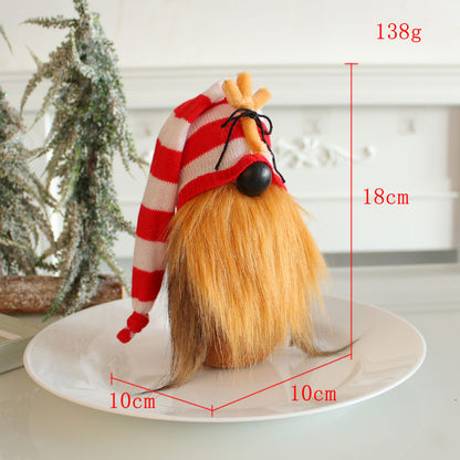 Christmas Red Love Faceless Doll Ornaments
