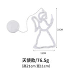 Window Suction Cup Chandelier Creative Christmas Decoration Light String Scene Layout Lantern