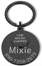 Fashion Pet I&#039;m MICRO Dog Anti-Lost Carving Brand Collar Label Pendant Keychain Jewelry Pendant
