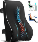 Amazon Hot Sale Memory Foam Car Waist Ergonomic Backrest Cushion For Office Chair Car Wheelchair