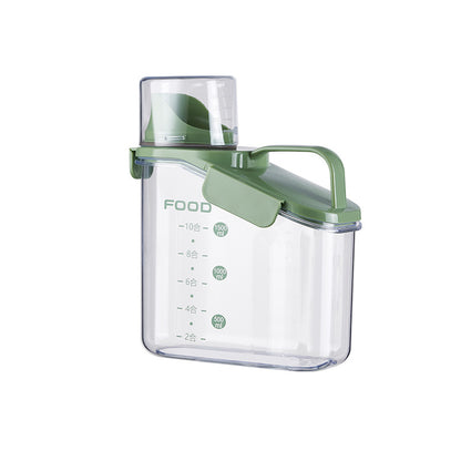 Multi-Grain Jar Moisture-proof Insect-proof Sealed Jar Scale Rice Bucket Household Grain Storage Jar Kitchen Transparent Storage Jar