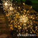 LED Solar Ground Fireworks Lights Outdoor Lawn Garden Christmas Decoration Copper Wire Lights Dandelion Lights