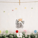 Christmas Creative New Christmas Decoration Supplies Fluffy Wings Girl Pendant Little Angel Pendant Pendant